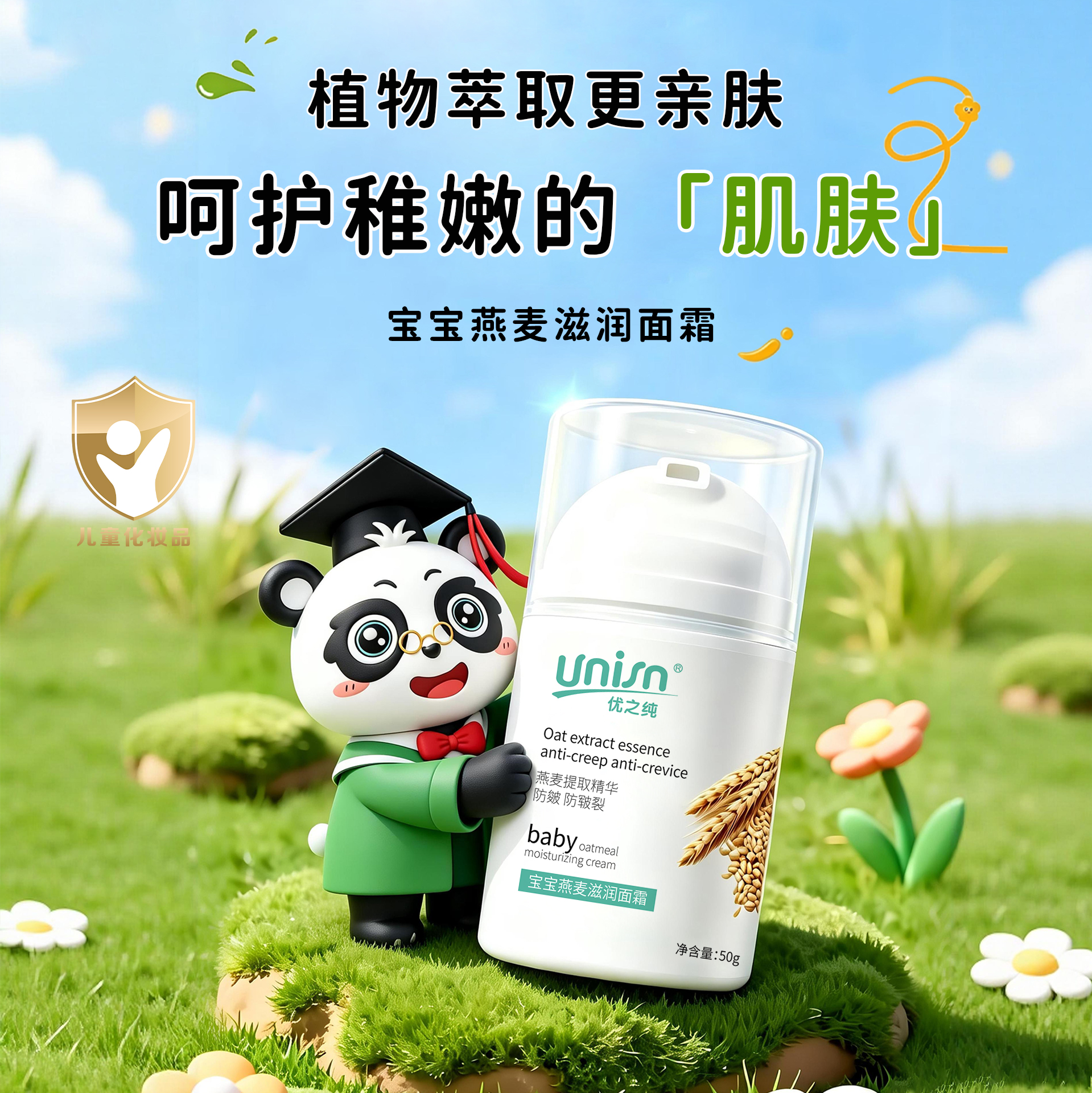 优之纯宝宝燕麦滋润面霜